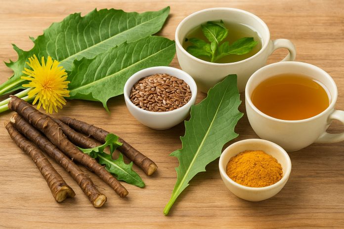 Plante și ceaiuri tradiționale pentru susținerea ficatului gras
