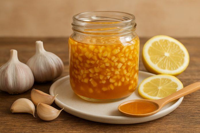 Sirop de usturoi cu miere – remediu natural pentru imunitate, tuse și plămâni