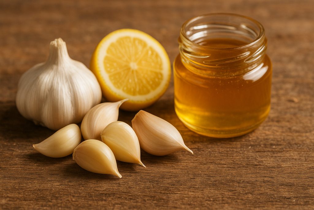 Căței de usturoi și miere, remedii naturale pentru circulație, inimă și colesterol