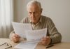 Se schimbă din nou pensiile în 2026: ce anunță Guvernul și cine va primi mai mulți bani Elderly person reviewing pension documents at home, concept ilustrând schimbările și actualizările pensiilor în 2026.