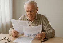 Se schimbă din nou pensiile în 2026: ce anunță Guvernul și cine va primi mai mulți bani Elderly person reviewing pension documents at home, concept ilustrând schimbările și actualizările pensiilor în 2026.