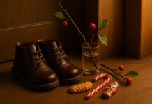 Tradițiile din Ajunul lui Moș Nicolae pe care românii încă le respectă Ghetuțe curate și crenguță de măr pregătite pentru Moș Nicolae, într-o atmosferă caldă de Ajun.