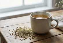 Planta adăugată în ceai care poate susține pierderea în greutate: cum ajută feniculul digestia Ceai de fenicul și semințe de fenicul, imagine ilustrativă pentru un articol despre susținerea digestiei și a slăbirii
