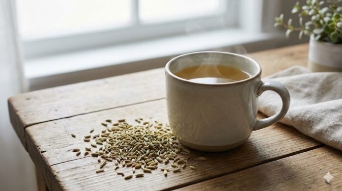 fenicul-ceai-slabit Ceai de fenicul și semințe de fenicul, imagine ilustrativă pentru un articol despre susținerea digestiei și a slăbirii