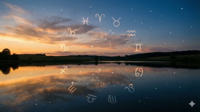 horoscop-final-an-2025 Cer de seară cu stele, imagine ilustrativă pentru un articol despre horoscopul finalului de an 2025