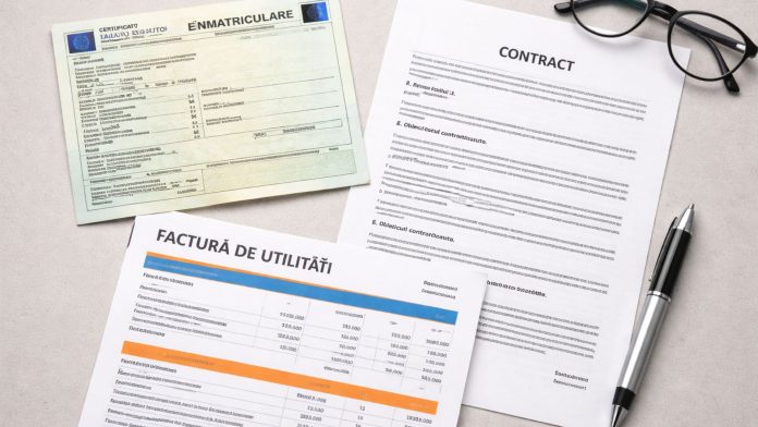Documente administrative care trebuie verificate în 2026: talon auto, contract și factură