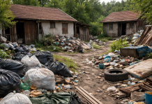 Interzis pentru românii cu curte: fapta pentru care poți lua amendă uriașă sau închisoare Deșeuri depozitate într-o curte, situație sancționată de lege