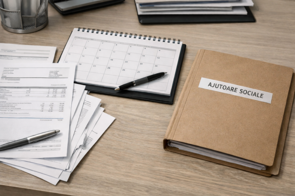 Documente și facturi care ilustrează schimbările anunțate pentru românii cu venituri mici în 2026