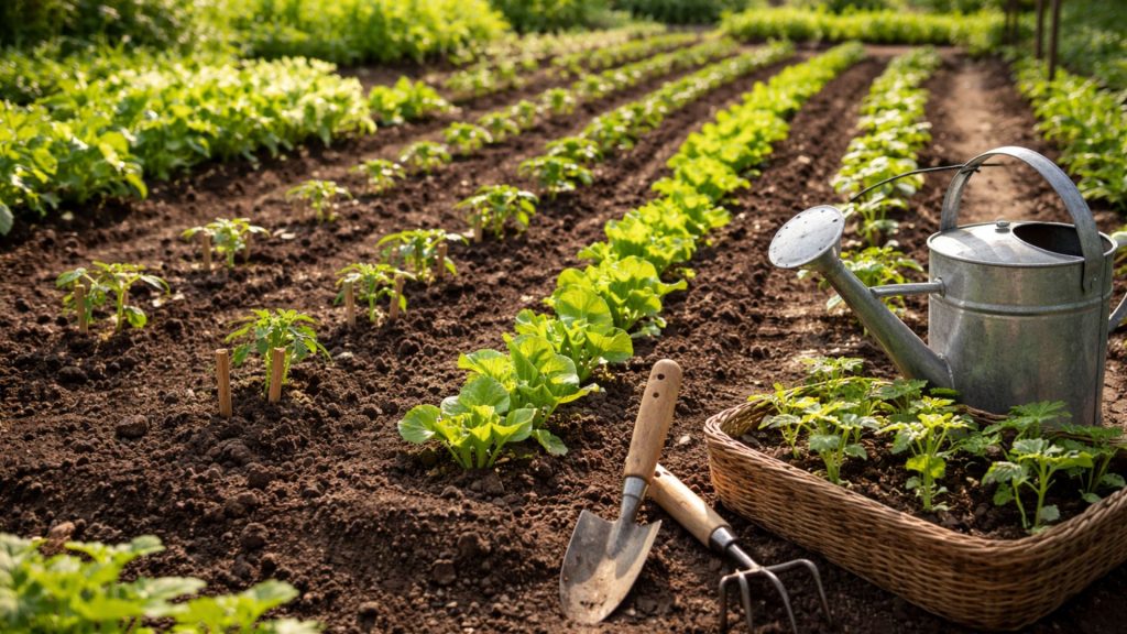 Calendar de plantare a legumelor în grădină, cu perioadele corecte pentru fiecare cultură