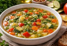 Secretul diabeticilor: ciorba „aur pur” care ajută la controlul glicemiei și ce ingrediente trebuie să pui Ciorbă sănătoasă cu legume verzi pentru stabilizarea glicemiei la persoanele cu diabet