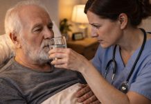 Veste uriașă pentru românii cu părinți bolnavi la pat: cum primești asistență medicală gratis, fără să dai niciun leu Asistent medical oferind îngrijire la domiciliu unui părinte bolnav – servicii gratuite