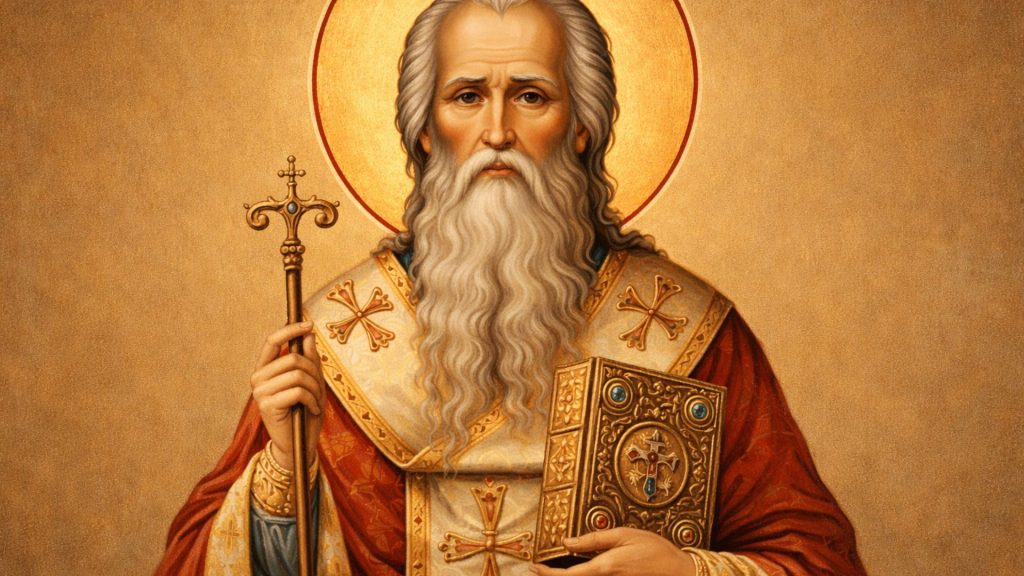 Icoana Sfântului Haralambie, prăznuit pe 10 februarie, asociat cu obiceiuri și tradiții creștine