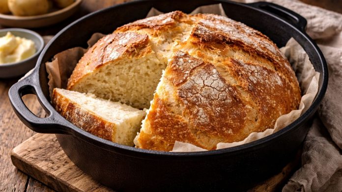 paine-de-casa-cu-cartofi Pâine de casă cu cartofi, rețetă tradițională ardelenească