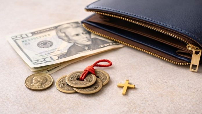 obiecte-norocoase-portofel Obiecte tradiționale considerate aducătoare de noroc și prosperitate în portofel.