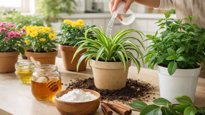 fertilizator natural pentru plante preparat acasă