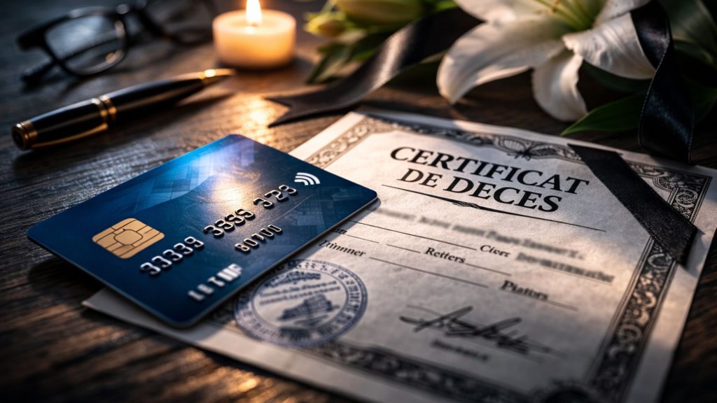 card bancar și documente legale după deces