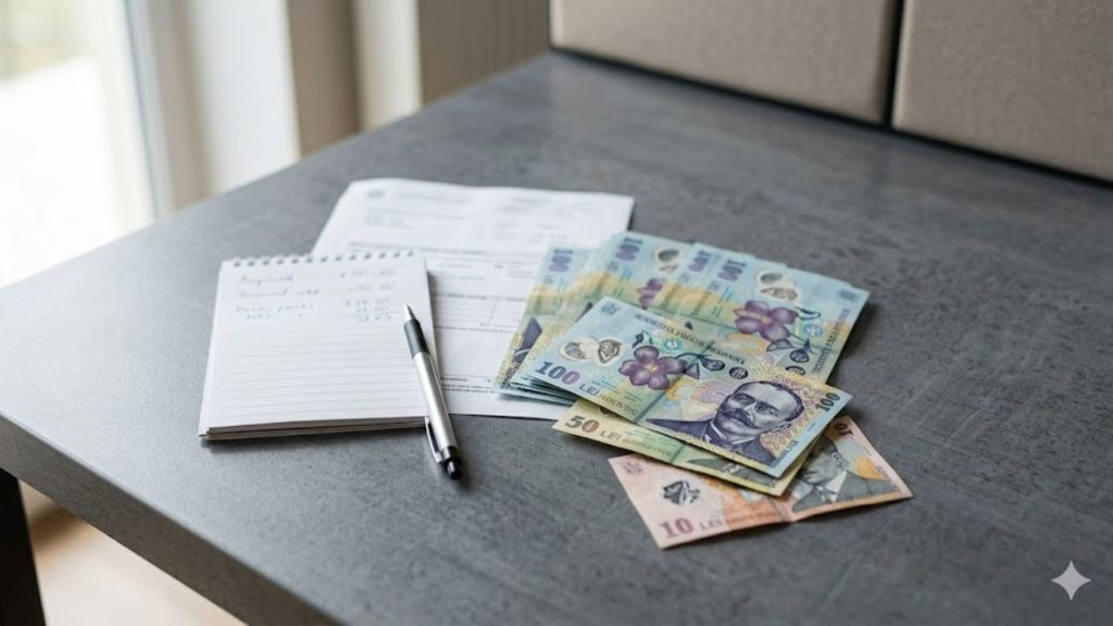 Bani românești și documente pentru ajutoare financiare