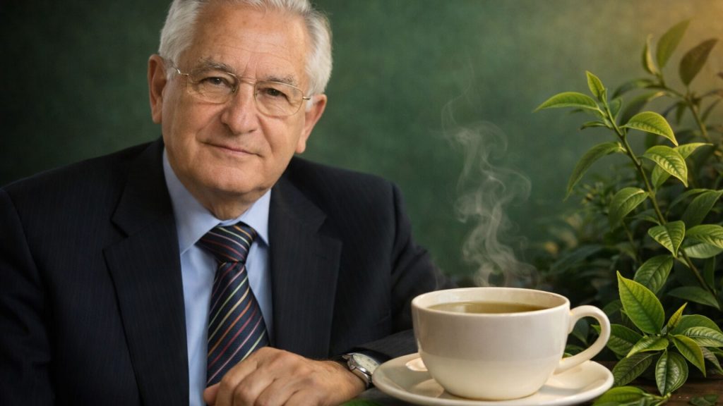 Vlad Ciurea vorbind despre beneficiile ceaiului verde pentru creier