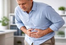 persoană cu durere în zona colonului, simptome timpurii digestive ignorate