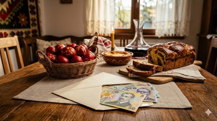 bani de paste angajati romania tichete cadou 2026 plic bani