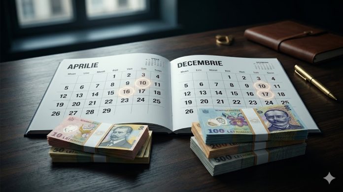bani pensionari 2026 ajutor doua transe aprilie decembrie romania
