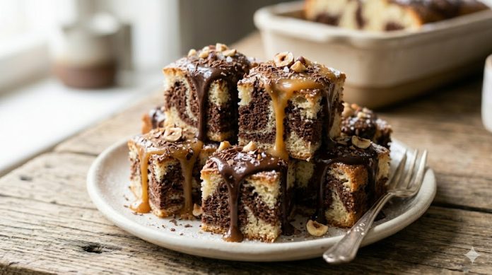 Pandispan pufos cu cacao făcut în casă