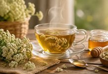 Ceai de coada soricelului preparat in ceasca