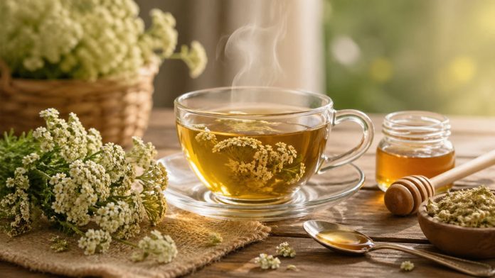 Ceai de coada soricelului preparat in ceasca