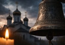 Clopotul din Vinerea Mare care răsună rar și cu jale. Ce semnifică acest moment în tradiția ortodoxă Clopot de biserică în Vinerea Mare, simbol al reculegerii