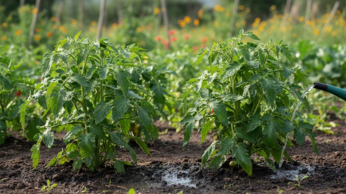 Udarea corectă a roșiilor în grădină