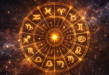 Cinci zodii au un noroc uriaș înainte de Paște. Veștile bune vin din toate părțile Simboluri zodiacale pe fundal cosmic care sugerează noroc înainte de Paște