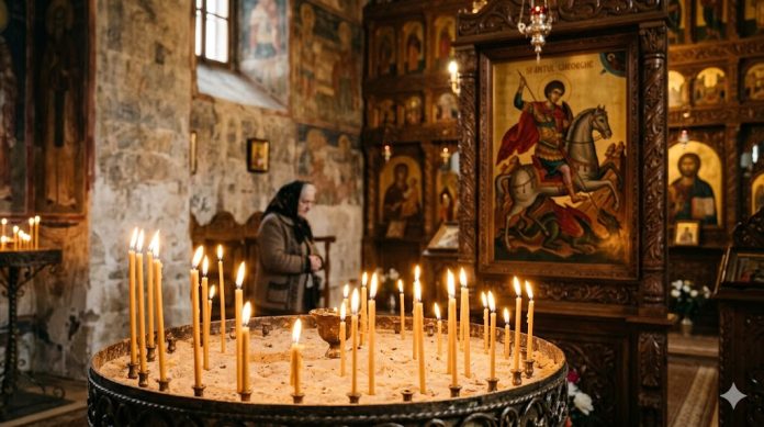 Tradiția cântăririi de Sfântul Gheorghe pentru protecție