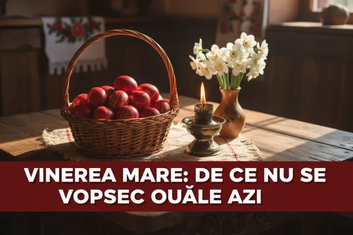oua-paste-vinerea-mare Ouă roșii de Paște și tradiția din Vinerea Mare