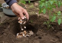 Plantarea rosiilor cu ingrediente naturale in sol