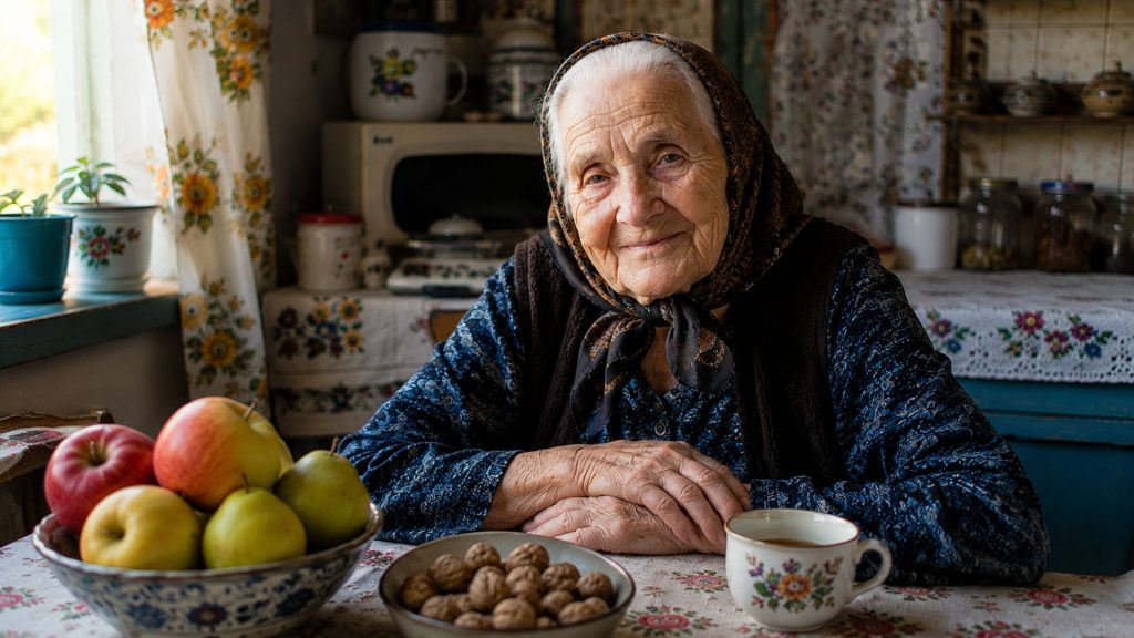 Femeie în vârstă activă și zâmbitoare la 95 de ani