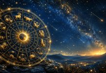 Horoscop 22 mai cu simboluri zodiacale și atmosferă astrologică