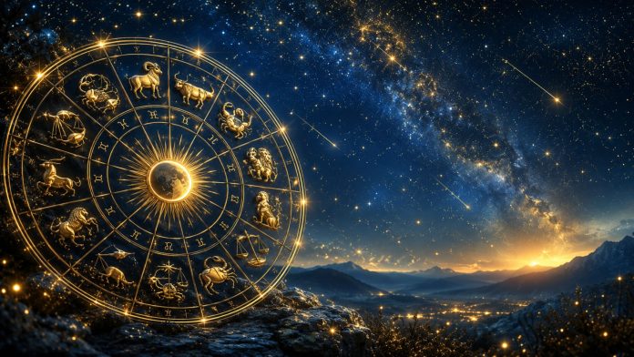 horoscop-22-mai-veste-importanta.jpg Horoscop 22 mai cu simboluri zodiacale și atmosferă astrologică