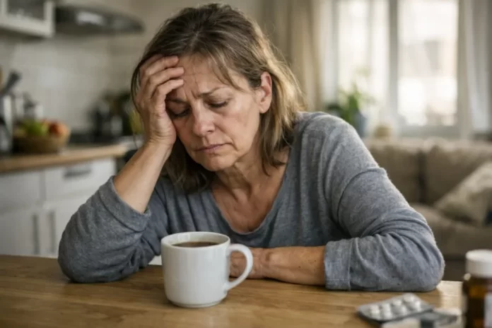 Femeie obosită care poate avea simptome de oboseală cronică