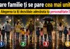 Care familie ți se pare cea mai unită? Alegerea ta poate spune multe despre personalitatea ta Patru familii diferite într-un test vizual despre relații, iubire și dinamica familiei