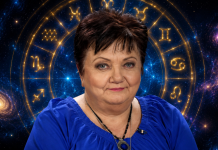 Minerva: luna în care multe zodii își schimbă direcția. Decizii rapide, finaluri neașteptate și începuturi noi în luna iulie Minerva în prim-plan, fundal zodiacal luminos cu cerc astrologic și efecte cosmice.