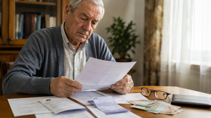 pensii-mai-mari-document-revizuire.jpg Pensionar analizând documente și decizia de pensionare pentru verificarea drepturilor.