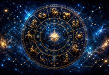 Horoscop 2 iunie 2026 cu simbolurile celor 12 zodii pe fundal cosmic astral.