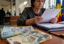 Bancnote românești și documente pentru ajutoarele financiare acordate de stat românilor în 2026.