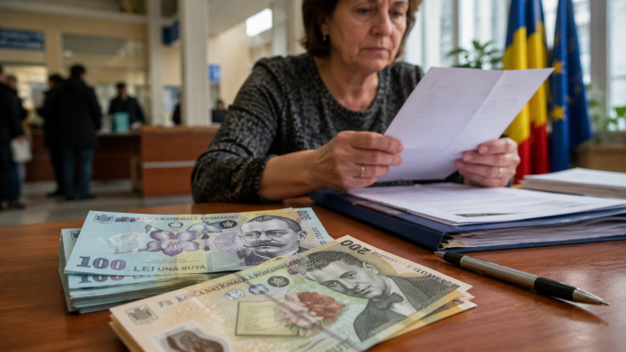 ajutoare-stat-2026-romani.jpg Bancnote românești și documente pentru ajutoarele financiare acordate de stat românilor în 2026.