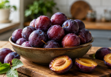 Mănânci prune în fiecare zi? Ce efect pot avea asupra organismului și cine ar trebui să fie atent Prune proaspete coapte, aliment de sezon bogat în fibre și compuși antioxidanți.