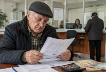 Ai muncit înainte de aprilie 2001? Pensia ta poate crește. Veniturile care pot fi luate acum în calcul Pensionar care verifică documentele pentru veniturile obținute înainte de aprilie 2001.