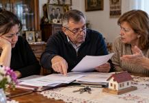 Cine rămâne cu casa după moartea părinților dacă sunt mai mulți copii. Greșeala care poate porni un război între frați Frați discutând despre moștenirea casei rămase de la părinți