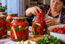Gogoșari în oțet pentru iarnă, tari și crocanți