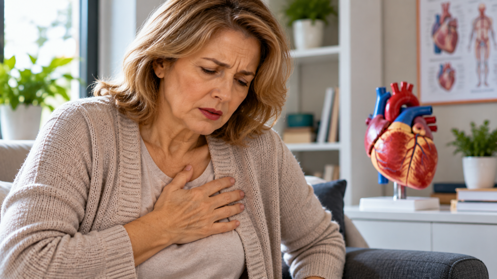 Semne ale infarctului care pot apărea fără durere puternică în piept