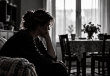 Femeia care a avut grijă de toți, dar a uitat de ea. De ce ajung unele soții să se simtă singure chiar și atunci când sunt căsătorite Femeie matură stând singură la masa din bucătărie, într-un moment de tristețe și reflecție, după ani în care s-a ocupat de familie.